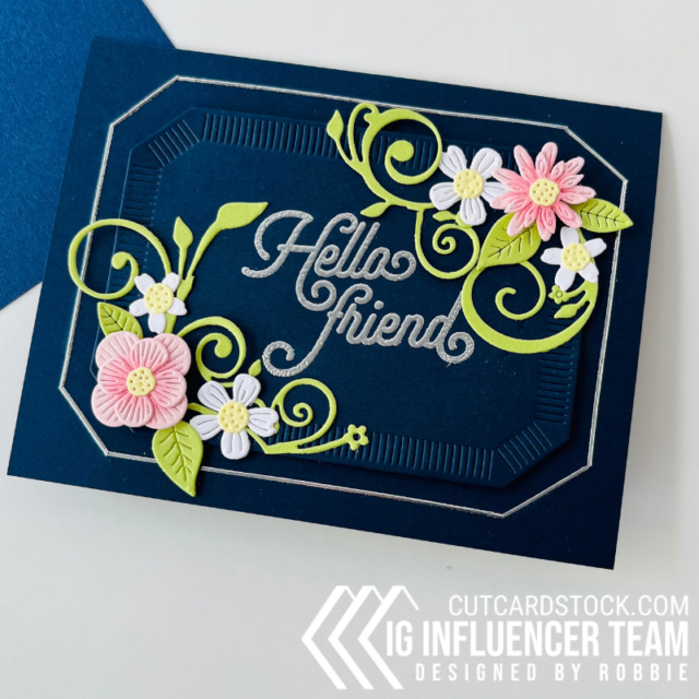 CutCardStock Hello Friend Creation