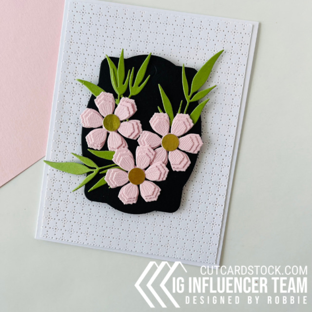 Flower Focal image for CutCardStock