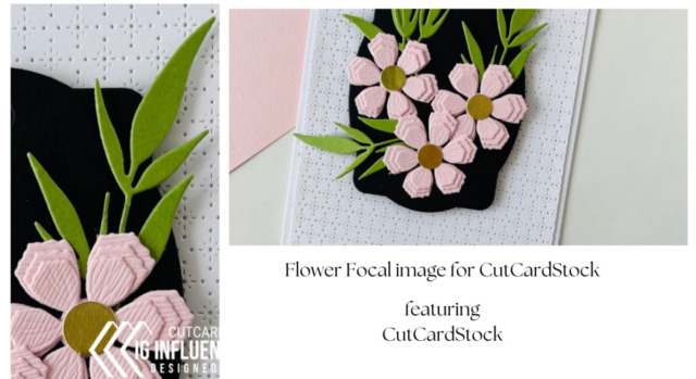 Flower Focal image for CutCardStock