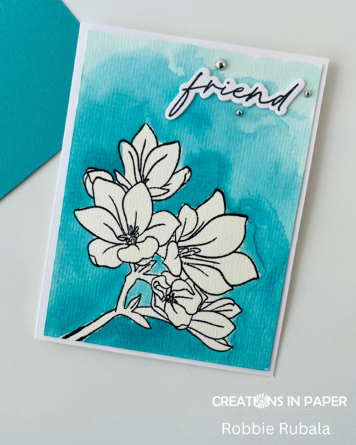 Sunday Ideas - reverse watercoloring