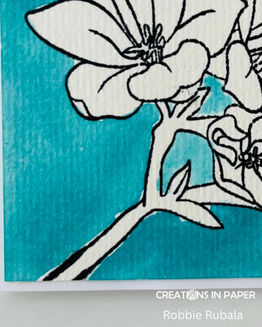 Sunday Ideas - reverse watercoloring