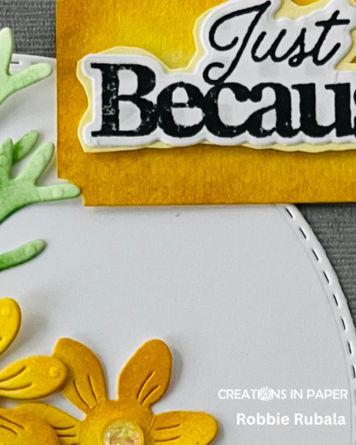 CutCardStock Just Because flowers