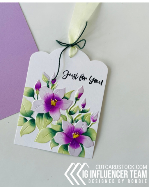 CutCardStock tag idea