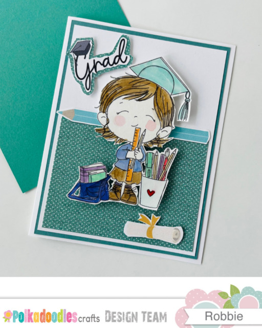 Cute graduation idea for Polkadoodles crafts