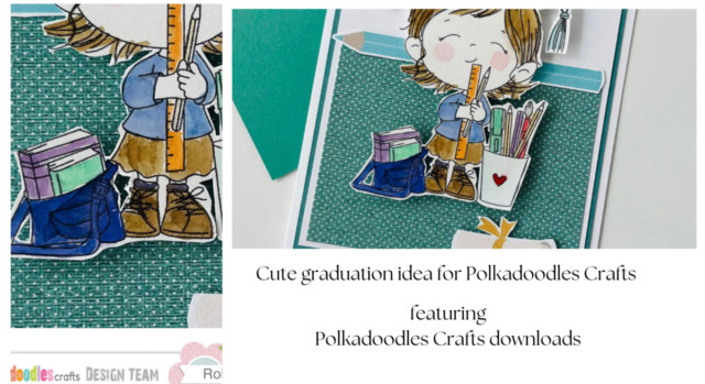 Cute graduation idea for Polkadoodles Crafts