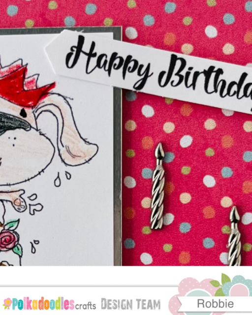 Polkadoodles Crafts fun kids birthday card