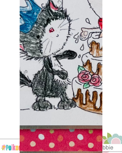Polkadoodles Crafts fun kids birthday card