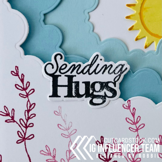 Sending Hugs for CutCardStock