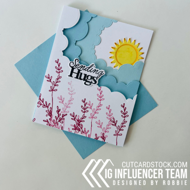 Sending Hugs for CutCardStock