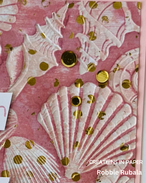 Sunday Ideas - pattern paper with the blackout technique