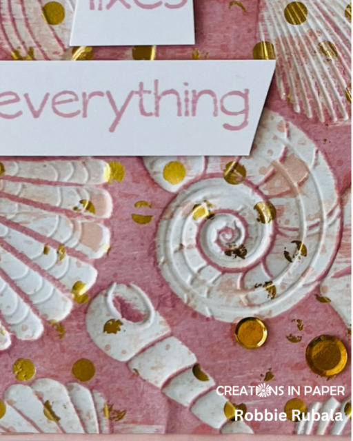 Sunday Ideas - pattern paper with the blackout technique