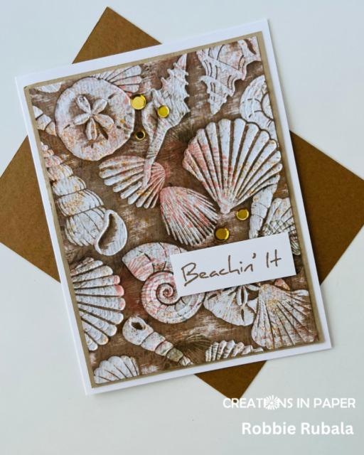 Sunday Ideas - pattern paper with the blackout technique