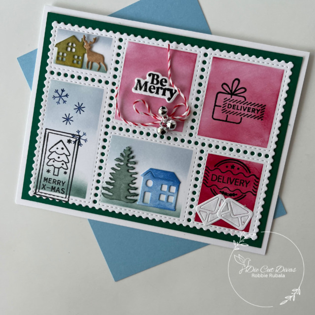Be Merry Postage idea