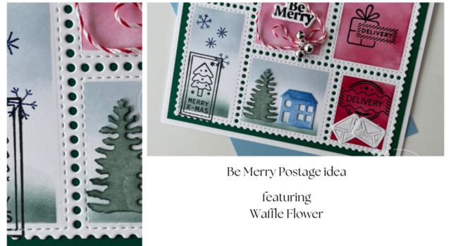 Be Merry Postage idea