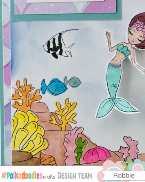 Mermaid spinner for Polkadoodles Crafts