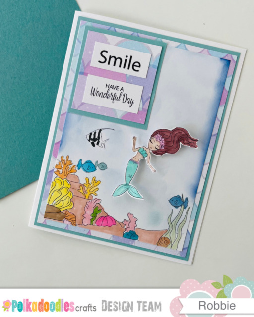 Mermaid spinner for Polkadoodles Crafts
