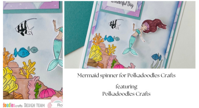 Mermaid spinner for Polkadoodles Crafts