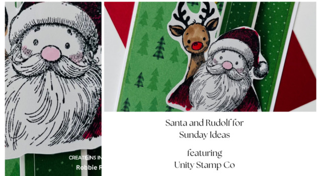 Santa and Rudolf for Sunday Ideas