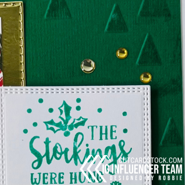 Simple Christmas idea for CutCardStock