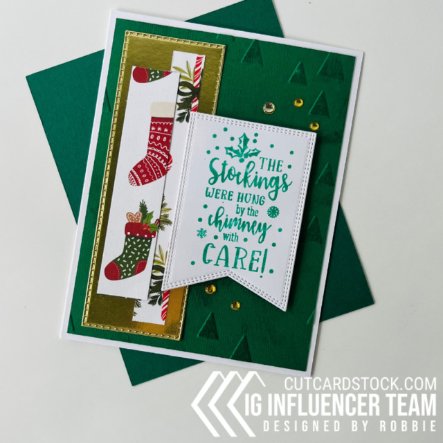 Simple Christmas idea for CutCardStock