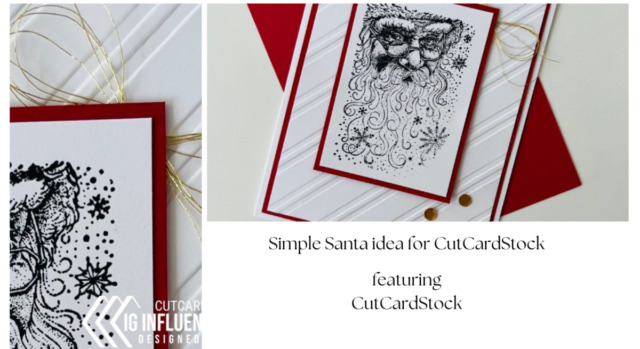 Simple Santa idea for CutCardStock