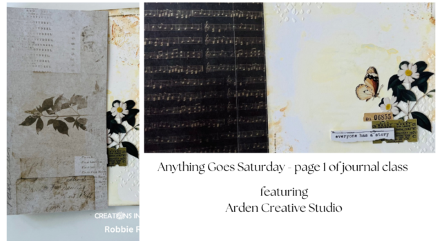 Anything Goes Saturday - page 1 of journal class