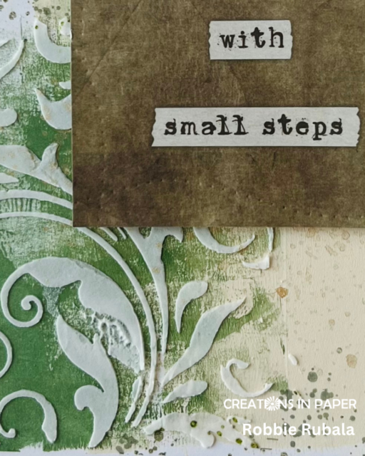 Anything Goes Saturday - paint on a journal page