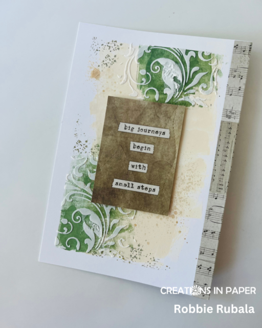 Anything Goes Saturday - paint on a journal page