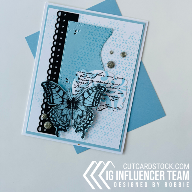 Blue butterfly for CutCardStock