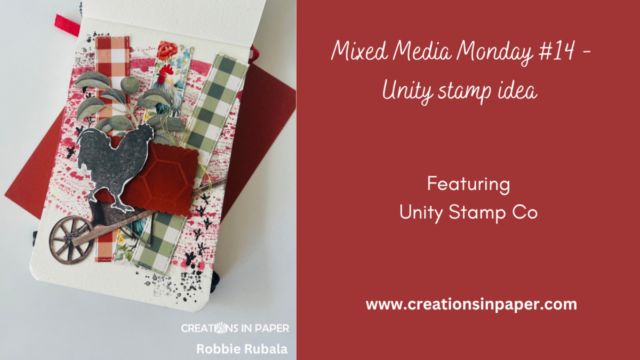Mixed Media Monday #14 - Unity stamp idea