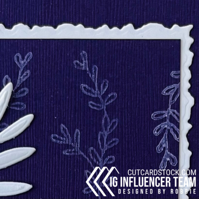 Plum layers for CutCardStock