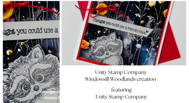 Unity Stamp Company Windowsill Woodlands creation