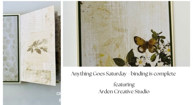 Anything Goes Saturday - book binding is complete
