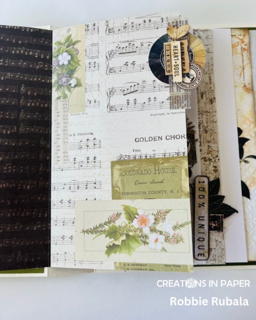 Anything Goes Saturday - tab clusters for journal