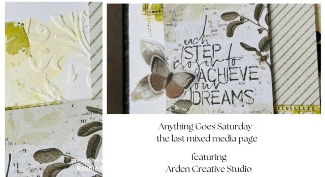 Anything Goes Saturday - the last mixed media page