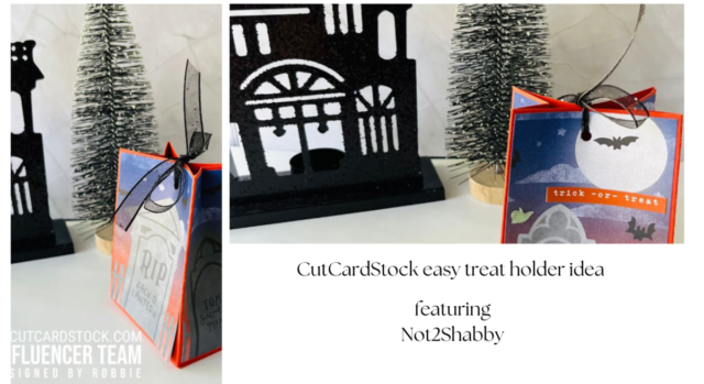 CutCardStock easy treat holder idea