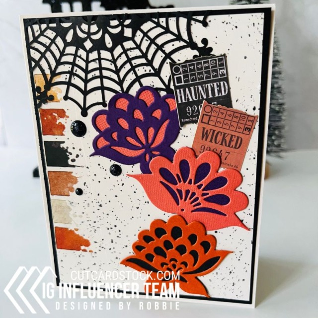 Halloween Flowers for CutCardStock