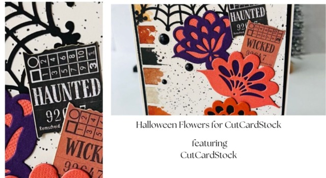 Halloween Flowers for CutCardStock