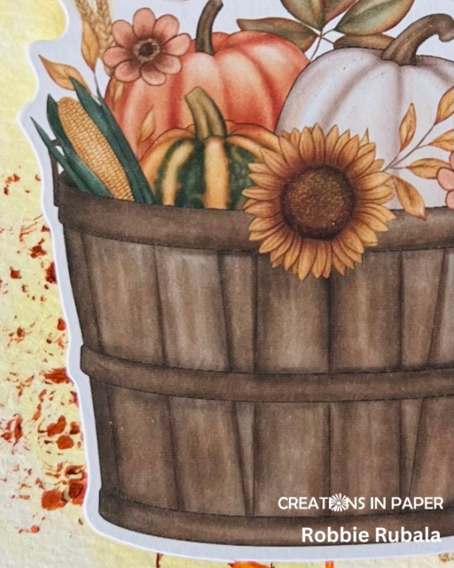 Mixed Media Monday #16 - Fall Basket