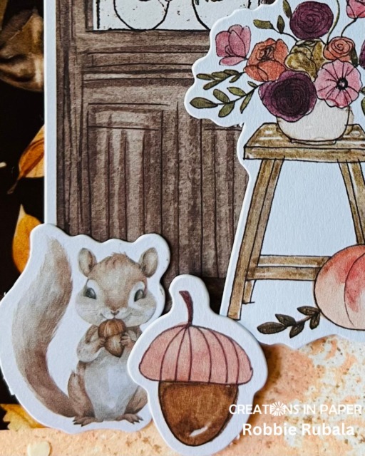 Mixed Media Monday #17 - Fall door