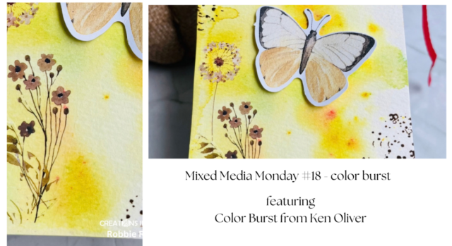 Mixed Media Monday #18 - color burst