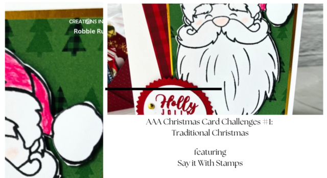 AAA Christmas Card Challenges #1: Traditional Christmas