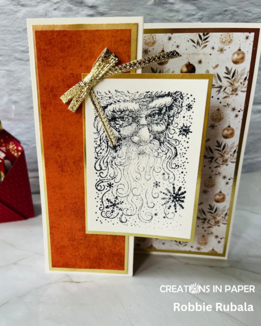 Adorable Santa Christmas Countdown card