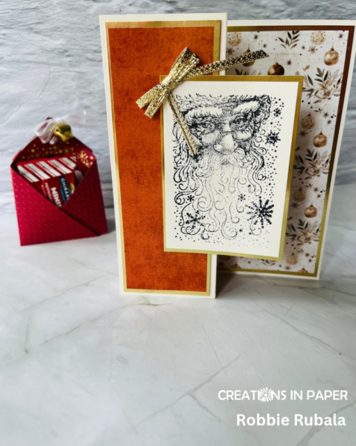 Adorable Santa Christmas Countdown card
