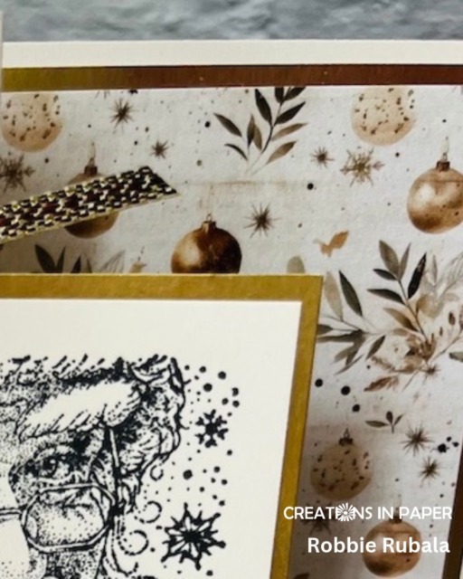 Adorable Santa Christmas Countdown card
