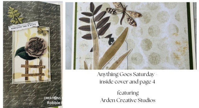 Anything Goes Saturday - inside journal cover and page 4