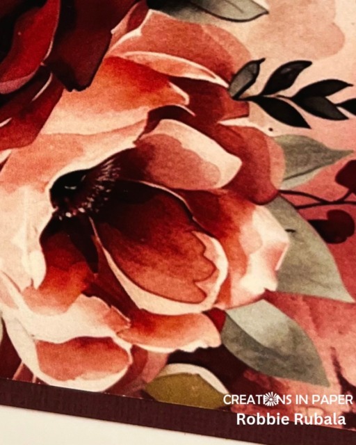 Fall in Love with Florals: A Beautiful Autumn Pattern Paper Card