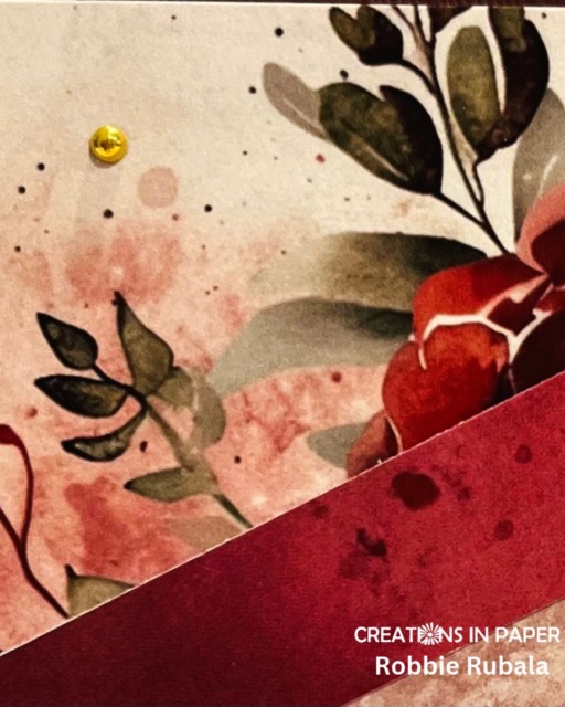 Fall in Love with Florals: A Beautiful Autumn Pattern Paper Card