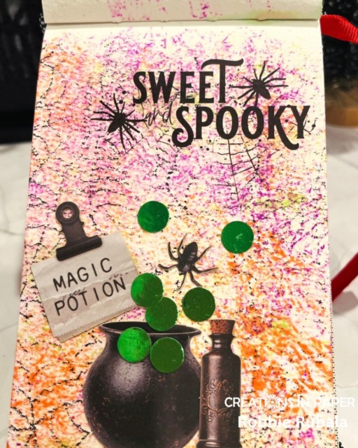 Spooktacular Mixed Media Magic: Watercolor Backgrounds, Rub-Ons, & Halloween Laser Cuts!