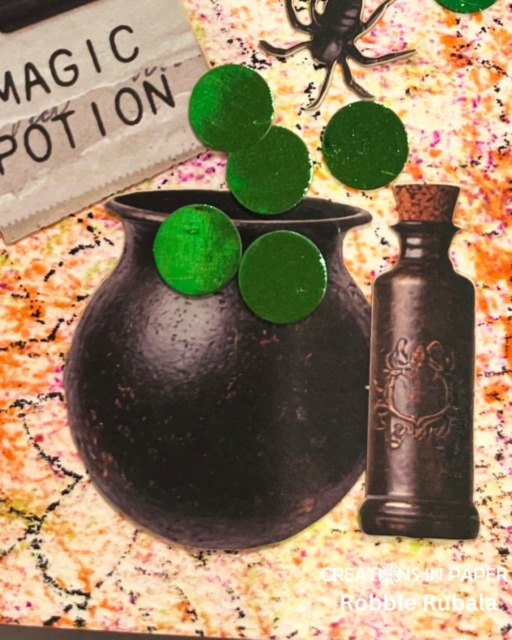 Spooktacular Mixed Media Magic: Watercolor Backgrounds, Rub-Ons, & Halloween Laser Cuts!
